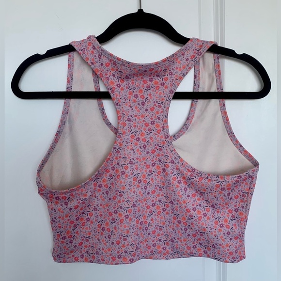 Pink Floral Workout  Top - Picture 2 of 4